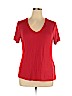 Apt. 9 Red Short Sleeve T-Shirt Size XL - photo 1