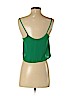 Topshop 100% Polyester Green Sleeveless Blouse Size 2 - photo 2
