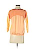 Free People Orange 3/4 Sleeve Top Size XS - photo 2