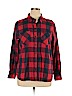 Old Navy 100% Cotton Red Long Sleeve Button-Down Shirt Size XL - photo 1