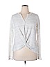Socialite White Long Sleeve Top Size XL - photo 1