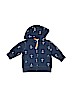 Carter's 100% Cotton Blue Zip Up Hoodie 0-3 MO / 3 MO - photo 1
