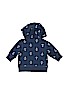 Carter's 100% Cotton Blue Zip Up Hoodie 0-3 MO / 3 MO - photo 2