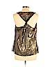 W118 by Walter Baker 100% Polyester Gold Sleeveless Blouse Size L - photo 2