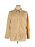 D&Co. Tan Long Sleeve Blouse Size XL - photo 1
