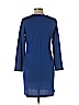 NY Collection 100% Acrylic Blue Casual Dress Size L (petite) - photo 2