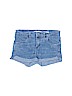 Levi's Solid Blue Denim Shorts Size 12 - photo 1