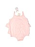 First Impressions Pink Short Sleeve Onesie Size 6-9 mo - photo 2