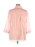 Susan Graver 100% Polyester Pink 3/4 Sleeve Blouse Size XL - photo 2