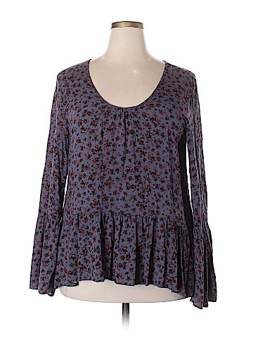 Mossimo Supply Co. Long Sleeve Blouse (view 1)