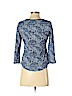 H&M 100% Cotton Blue 3/4 Sleeve Top Size XS - photo 2
