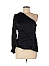 Zara 100% Viscose Black Long Sleeve Blouse Size M - photo 1