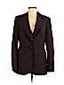 Classiques Entier Brown Wool Blazer Size 10 - photo 1