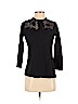 Lucky Brand 100% Cotton Black Long Sleeve Top Size S - photo 1