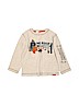Gymboree 100% Cotton Graphic Ivory Long Sleeve T-Shirt Size 5 - photo 1