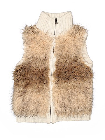 Justice Faux Fur Vest (view 1)