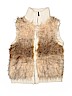 Justice Ivory Faux Fur Vest Size 12 - photo 1