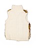 Justice Ivory Faux Fur Vest Size 12 - photo 2