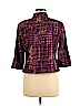 Ruby Rd. Purple 3/4 Sleeve Button-Down Shirt Size 10 (petite) - photo 2