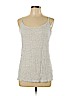 Ann Taylor LOFT 100% Polyester Ivory Tank Top Size XL - photo 1