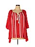 Karen Kane 100% Rayon Red 3/4 Sleeve Top Size 1X - photo 1