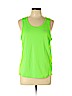 Nike 100% Polyester Green Active Tank Size L - photo 1