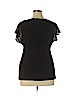 Alfani Black Short Sleeve Blouse Size XL - photo 2