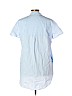 Zara 100% Cotton Blue Short Sleeve Top Size L - photo 2