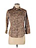 Talbots Brown Long Sleeve Button-Down Shirt Size 8 (petite) - photo 1
