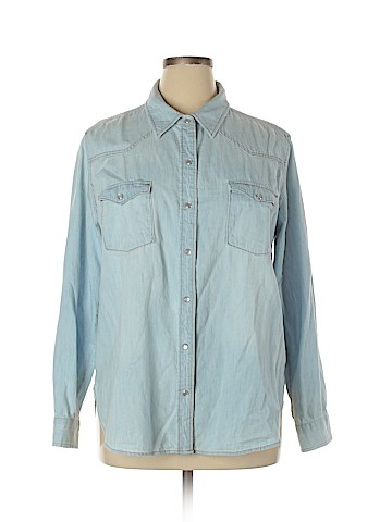 Universal Thread Long Sleeve Button-Down Shirt (view 1)