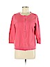 Talbots 100% Cotton Pink Cardigan Size M (petite) - photo 1