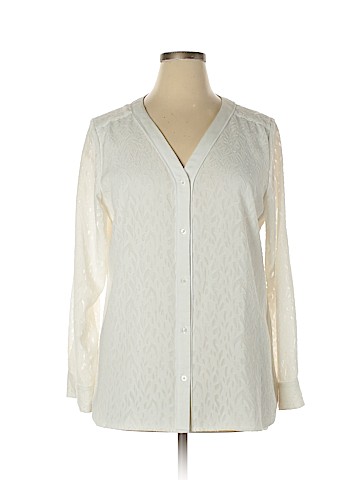 Calvin Klein Long Sleeve Blouse (view 1)