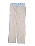 Old Navy 100% Cotton Solid Tan Khakis Size 8 - photo 1