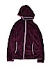 Lands' End 100% Polyester Purple Fleece Jacket Size 10 - 12 - photo 1