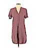 H&M 100% Viscose Burgundy Casual Dress Size 4 - photo 1