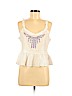 Derek Heart 100% Cotton White Sleeveless Blouse Size M - photo 1