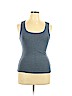 INC International Concepts Blue Tank Top Size XL - photo 1