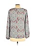 Laundry by Shelli Segal 100% Polyester Blue Long Sleeve Blouse Size L - photo 2