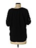 Juicy Couture 100% Rayon Black Short Sleeve Blouse Size M - photo 2