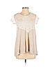 Jolt Tan Short Sleeve Top Size S - photo 1