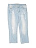 Justice Solid Blue Jeans Size 12 - photo 1