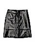 Gap 100% Leather Black Leather Skirt Size 1 - photo 1