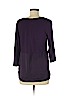 DKNY Purple 3/4 Sleeve Blouse Size M - photo 2