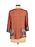 Maeve by Anthropologie 100% Rayon Orange 3/4 Sleeve Blouse Size 10 - photo 2
