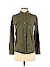 Maison Scotch 100% Lyocell Green Long Sleeve Button-Down Shirt Size P (petite) - photo 1