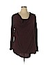 Yogalicious Burgundy Long Sleeve Top Size 1X - photo 1