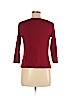 Lauren by Ralph Lauren 100% Cotton Red 3/4 Sleeve Top Size M - photo 2