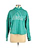 Adidas 100% Polyester Green Pullover Hoodie Size M - photo 1