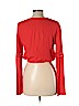 Forever 21 Red Long Sleeve Blouse Size L - photo 2