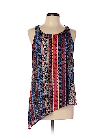 Pink Rose Sleeveless Blouse (view 1)